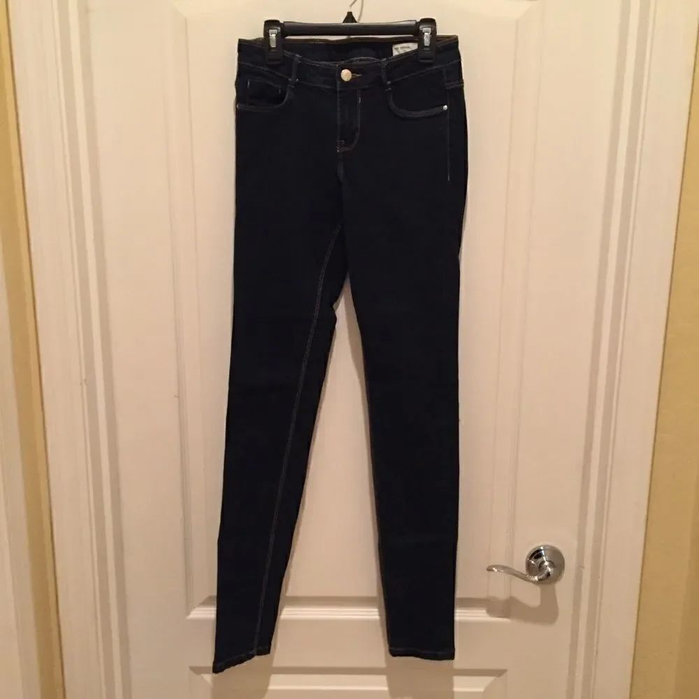 Zara TRF Dark Denim Color Jeans